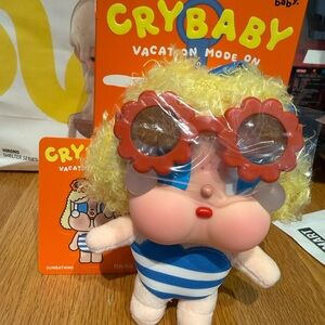 CryBaby Vacation Mode Sunbathing plush pendant